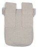 Mittelalter Tasche Widia in Beige Rückansicht
