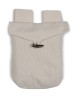 Mittelalter Tasche Widia in Beige Frontansicht