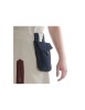 Mittelalter Tasche Widia in Schwarz Seitenansicht