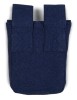 Mittelalter Tasche Widia in Blau Rückansicht