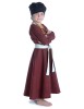 Mittelalter Gürtel Buri in Beige Seitenansicht