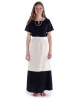 Mittelalter Kleid Hrist in Schwarz Frontansicht 5
