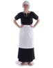 Mittelalter Kleid Hrist in Schwarz Frontansicht 6