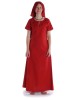 Mittelalter Kleid Hrist in Feuerrot Frontansicht 6