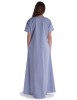Mittelalter Kleid Hrist in Hellblau Rückansicht