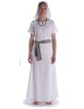 Mittelalter Kleid Hrist in Weiß Frontansicht 4