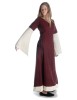 Mittelalter Kleid Saelde in Rot Seitenansicht