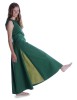 Mittelalter Kleid Peronella in MISSING: green-lightgreen Seitenansicht