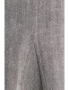 Wikinger Kleid Catella in Fischgrät Brown-Weiß Detailansicht 2