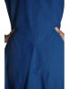 Mittelalter Kleid Catella in Königsblau Detailansicht 2