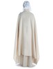 Wikinger Umhang Kristin in Beige Rückansicht