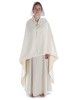 Wikinger Umhang Kristin in Beige Frontansicht