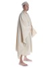 Wikinger Umhang Hakon in Beige Seitenansicht