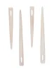 Wikinger Nadelbinden Stricknadel Set mit Tasche Inghild aus Knochen in Schwarz Frontansicht 2